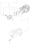 Part Location Diagram of 522642501 Husqvarna Piston