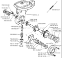 Page E Diagram and Parts List for T300 T 300 1995-08 Husqvarna Tiller