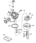 Part Location Diagram of 632590 Tecumseh Throttle Shutter