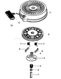 Page X Diagram and Parts List for TEC 1997-04 Husqvarna Engine