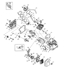 Part Location Diagram of 37596A Tecumseh Muffler