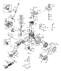 Part Location Diagram of 35591A Tecumseh Fuel Tank