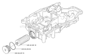 Page J Diagram and Parts List for K66 Tuff Torq K 66 Transmission 2002-06 Husqvarna Engine