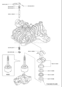 Page N Diagram and Parts List for K66 Tuff Torq K 66 Transmission 2002-06 Husqvarna Engine