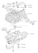 Page O Diagram and Parts List for K66 Tuff Torq K 66 Transmission 2002-06 Husqvarna Engine
