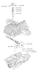 Page B Diagram and Parts List for K66 Tuff Torq K 66 Transmission 2002-06 Husqvarna Engine