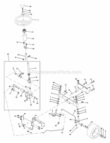 Page I Diagram and Parts List for WE12538G 2000 Husqvarna Lawn Tractor