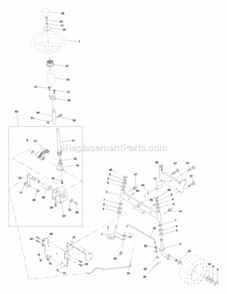 Page I Diagram and Parts List for WE13T38D 2001 Husqvarna Lawn Tractor