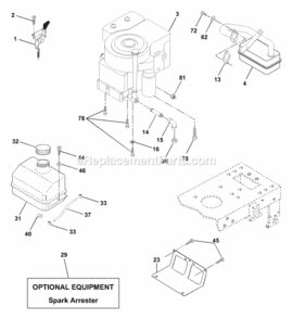 Page E Diagram and Parts List for WE145H42F 1999 Husqvarna Lawn Tractor