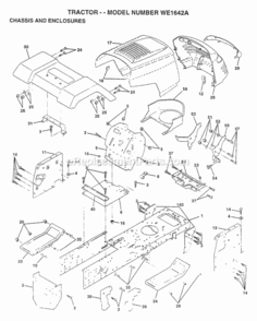 Part Location Diagram of 147310X550 Husqvarna Fender