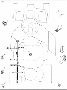 Part Location Diagram of 431542 Weed Eater Relay, 40A