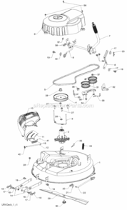 Part Location Diagram of 428968 Weed Eater Support, Deflector