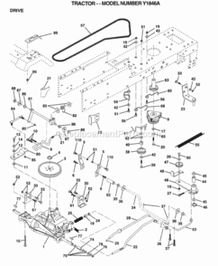 Part Location Diagram of 147391 Husqvarna Shaft.Steering.Lr