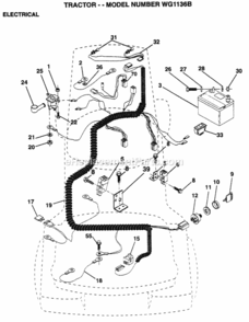 Part Location Diagram of 146064 Husqvarna Harness.Ign.Lr.