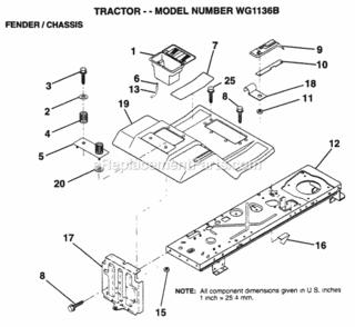 Part Location Diagram of 127115X550 Husqvarna Plate.Fend.Lr.Asm