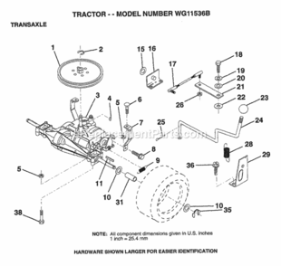 Part Location Diagram of 124600 Husqvarna Support Handle Shift Left Hand