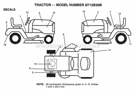 Part Location Diagram of 157065 Husqvarna Manual.Operators