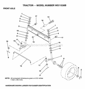 Part Location Diagram of 161826 Husqvarna Spindle.Assembly.Rh