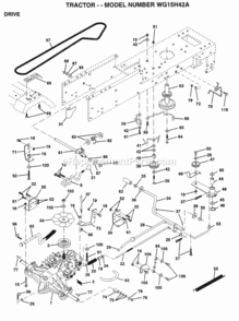 Part Location Diagram of 153400 Husqvarna Sub 129921