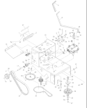 Page B Diagram and Parts List for WG4815E WG 4815 E 968999120 -2006-02 Husqvarna Lawn Mower