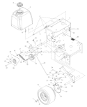 Page D Diagram and Parts List for WG4815E WG 4815 E 968999120 -2006-02 Husqvarna Lawn Mower