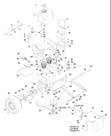 Page G Diagram and Parts List for 4817 WHF  968999252 -2004-09 Husqvarna Lawn Mower