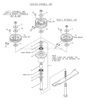 Page A Diagram and Parts List for WH3614 WH 3614 2001-02 Husqvarna Lawn Mower