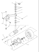 Page B Diagram and Parts List for WH3614 WH 3614 2001-02 Husqvarna Lawn Mower