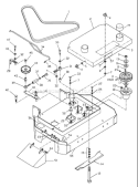 Page C Diagram and Parts List for WH3614 WH 3614 2001-02 Husqvarna Lawn Mower