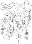 Part Location Diagram of 539103458 Husqvarna Lower Link