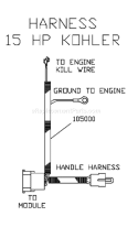 Page H Diagram and Parts List for WH3614A WH 3614 A 2000-06 Husqvarna Lawn Mower