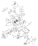 Part Location Diagram of 539105647 Husqvarna Rear Deck