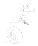 Part Location Diagram of 539106588 Husqvarna Fork, Caster