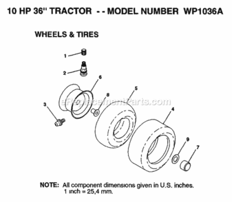 Part Location Diagram of 122394X311 Husqvarna Sub 137237 X 427