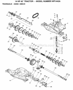 Part Location Diagram of 5131 Husqvarna Screw Tapping With Sealer