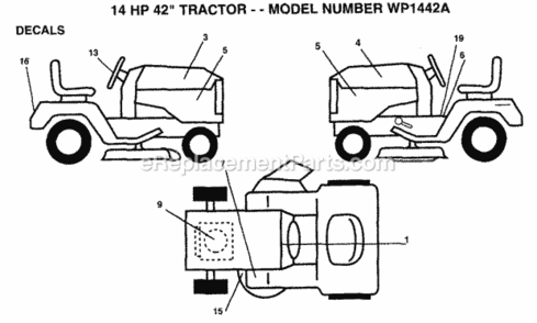 Part Location Diagram of CH208 Husqvarna Tire Chains
