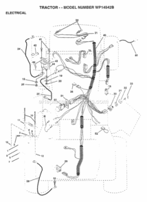 Part Location Diagram of 154949 Husqvarna Switch, Pto 3PDT Black Delta 96