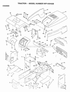 Part Location Diagram of 146959 Husqvarna Panel.Dash.Rh