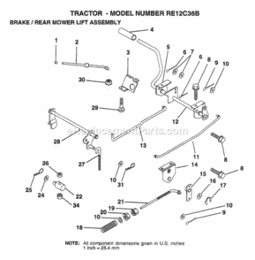Page A Diagram and Parts List for WP145H42G 1999 Husqvarna Lawn Tractor