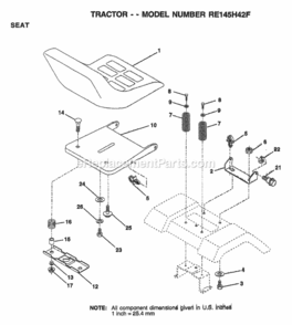 Page AI Diagram and Parts List for WP145H42G 1999 Husqvarna Lawn Tractor