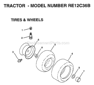 Page AU Diagram and Parts List for WP145H42G 1999 Husqvarna Lawn Tractor