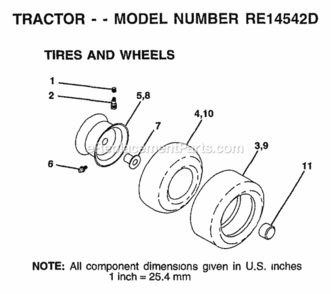 Page AV Diagram and Parts List for WP145H42G 1999 Husqvarna Lawn Tractor