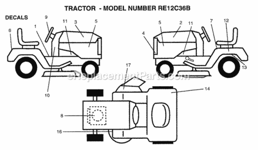 Page I Diagram and Parts List for WP145H42G 1999 Husqvarna Lawn Tractor