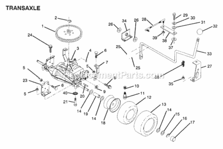 Part Location Diagram of 124599X Husqvarna Sub 128215