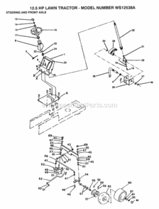 Part Location Diagram of 124464X013 Husqvarna Saddle