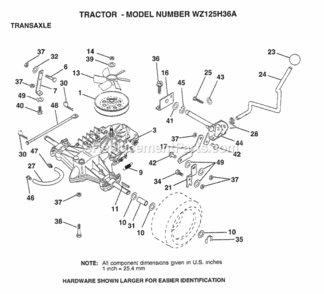 Part Location Diagram of 140774 Husqvarna Strap.Torque.Hyd