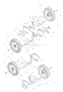 Page G Diagram and Parts List for W21K W 21 K 968999283 -2007-03 Husqvarna Lawn Mower
