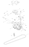Part Location Diagram of 539112911 Husqvarna Pivot Bushing