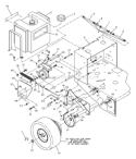 Part Location Diagram of 539100135 Husqvarna Fueltank