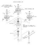 Page A Diagram and Parts List for W3612 W 3612 2001-02 Husqvarna Lawn Mower